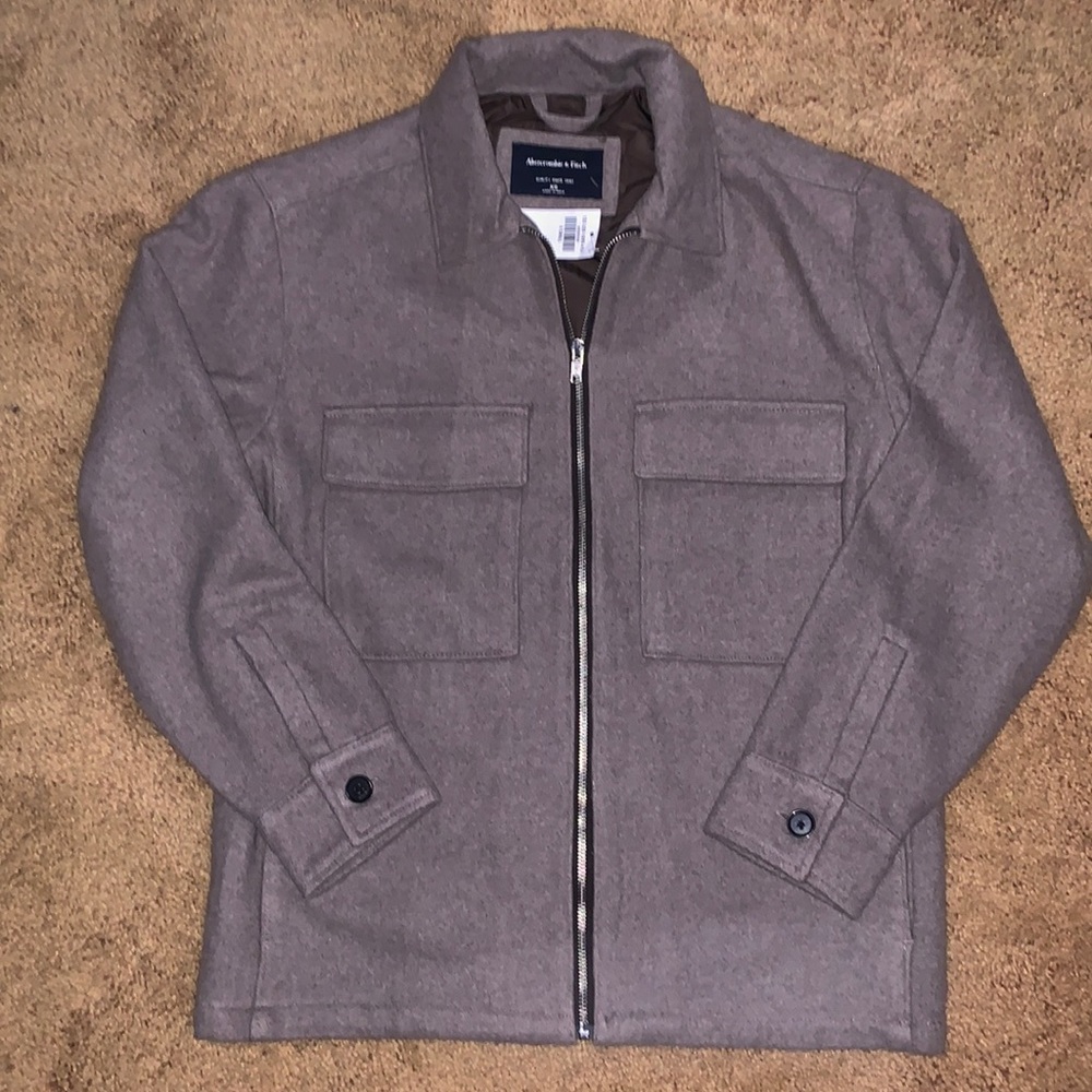 NWT Mens zip shirt jacket